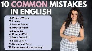 10 Most Common Mistakes In English | Learn Spoken English | Explanation & Correction | ChetChat