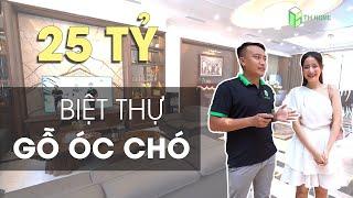 Mẫu Biệt Thự Gỗ Óc Chó 300m2 Phong Cách Hiện Đại Do TH HOME Thiết Kế Nhà Đẹp Và Thi Công