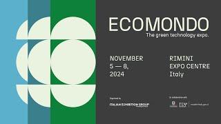 ECOMONDO 5-8 November 2024, Rimini Italy