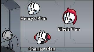 Henry Stickmin vs Charles vs Ellie plan comparison (TRIPLE THREAT) Greatest Plan in Final Episode