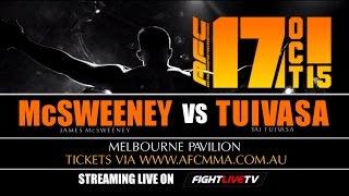 TAI TUIVASA VS JAMES McSWEENEY  AFC 17