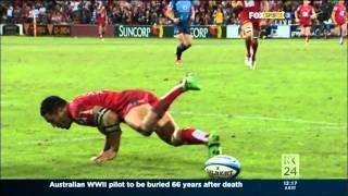 Flash-dancing rugby "try" - Digby Ioane