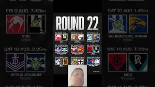 Round 22 AFL Tips 2024