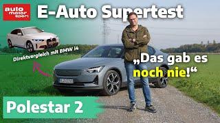 Polestar 2: Kann das Facelift alles besser? E-Auto Supertest mit Alex Bloch | auto motor und sport