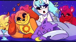 CatNap Sleeps With DogDay x CraftyCorn | Poppy Playtime Chapter 3┃Comic Dub