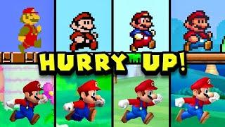 Evolution of Super Mario Bros. HURRY UP! Themes - Official, Bootlegs & Homebrews