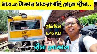 Santragachi To Digha Local Train Journey || Digha Tour 2024 || Digha Local