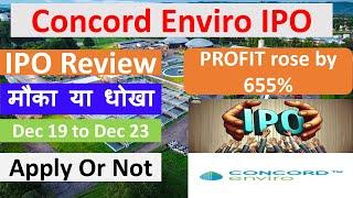 CONCORD ENVIRO IPO | CONCORD ENVIRO IPO review | Unique business | Profit rose by 655%