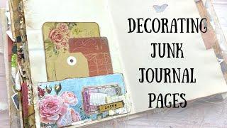 How to Make a Junk Journal Part 4 | Full Process of Decorating Junk Journal Pages