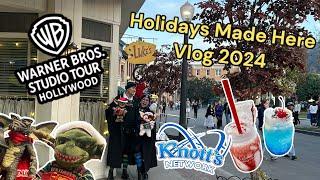 Warner Bros Studio Tour Hollywood Holidays Made Here vlog 2024