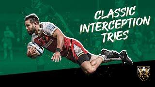 Classic interception tries from Northampton Saints