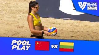 Xue/Zeng vs. Kvedaraite/Kovalskaja - Pool Play Highlights | Haikou 2024 #BeachProTour