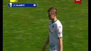 Карпаты - Сталь - 2:0. Гол: дубль - Александр Гладкий (44')