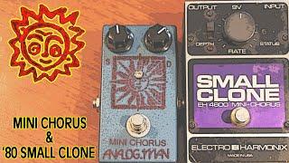 Analog.Man Mini Chorus (+1980 EHX Small Clone)