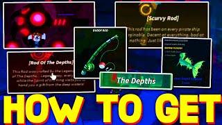 How To GET EVERYTHING NEW in THE DEPTHS UPDATE in FISCH! (DEPTHS KEY, NEW RODS, NEW CODES) ROBLOX