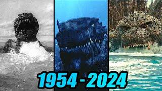 Evolution of GODZILLA swimming | 1954-2024