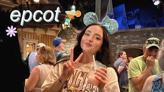 epcot vlog | drinking around the world, flower & garden festival, frozen ever after 🪴