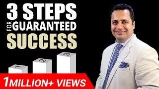 3 Steps for Guaranteed Secret of Success Motivational Video in Hindi by Mr Vivek Bindra