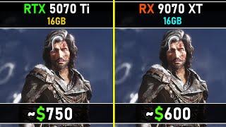RTX 5070 Ti vs RX 9070 XT | Which One to Buy for 1440P Gaming | 20 Latest AAA Games Tested