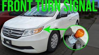 How to Replace Front Turn Signal Bulb - Honda Odyssey (2011-2017)