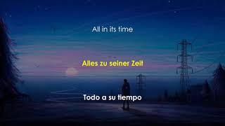 Clueso - Alles Zu Seiner Zeit (Liedtext - Lyrics - Letra español)