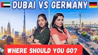 LIFE IN DUBAI Vs GERMANY | Expenses, Salary, Rent, Medical, Weather, Language | INDIANS ABROAD