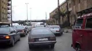 Honking in Antelias, Beirut, Lebanon