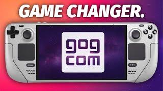 GAME CHANGER: Your GOG Library on your Steam Deck!