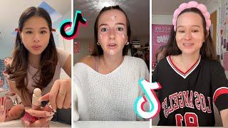 Makeup Tutorial Tiktok Compilation - GRWM  ( Get Ready With Me ) ️(Skincare, Makeup, Outfits) 909