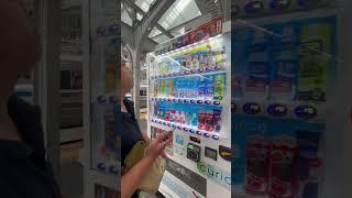 We tried to use ICOCA Apple pay in vending machine too #icoca #vendingmachine