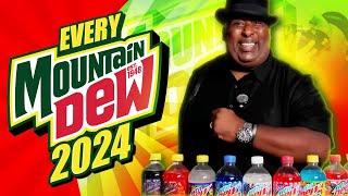 Chugging EVERY Mtn Dew Released In 2024! (1000th. Chug Video!)