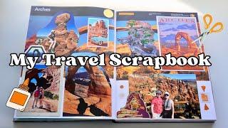 Travel Scrapbook Tour! Scrapbook Ideas, Layouts, + Inspo