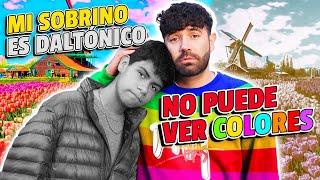 MI SOBRINO NO PUEDE VER COLORES *DESCUBRO QUE ES DALTONICO* | RULÉS