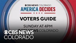Watch CBS News Colorado's Voters Guide on Sunday