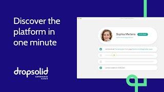 Demo of the Dropsolid Experience Cloud (DXP)