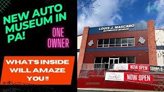 NEW Auto Museum **50+cars** - Birdsboro, PA - Louis J Mascaro Automotive Museum (4K)- Guided Tour