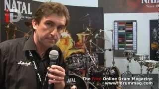 Custom Drum Designs - Natal Drums Stand Tour Musik Messe 2012