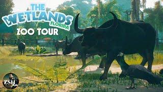The Wetlands Florida - Full Zoo Tour! ¦ Planet Zoo Tour ¦ Wetlands Animal Pack