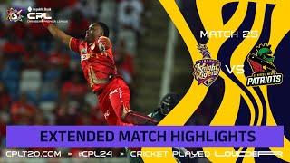 Extended Highlights | Trinbago Knight Riders vs St Kitts and Nevis Patriots | CPL 2024