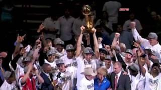 2011 NBA Championship Trophy Presentation