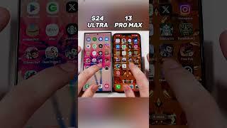 Samsung S24 Ultra vs iPhone 13 Pro Max  Fresh Tech vs Trusted Classic!  #shorts