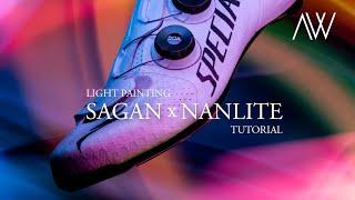 SAGAN x NANLITE Pavotube II 6C x EOS R + 70-200 RF :  A light painting tutorial