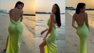 Nora fatehi hot look on the beach || Nora fatehi hot scene ||