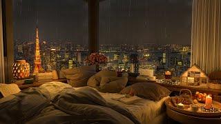 A Rainy Night in Tokyo | Piano Jazz Music to Relax, Sleep, Work and Study