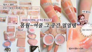 애매한 톤을 위한 인생템 ꒰՞ɞ̴̶̷̥⩊ɞ̴̶̷̥꒱֯ 미지근하지만 라이트한 색조 BEST 추천만 골라서!! (걸친톤 인생 팔레트 / 미지근 촉촉립 / 인생 블러셔만)