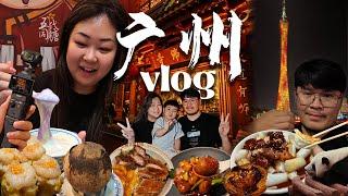 广州Vlog! 第一次去中国广州美食吃喝玩乐！太过瘾了！Guangzhou Travel Vlog