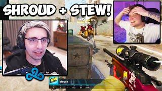 SHROUD REUNITES WITH STEWIE2K IN CSGO!? S1MPLE DOESN'T NEED A SCOPE! CS:GO Twitch Clips