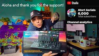 6k Subscribers Micro Color Panel Talk Story Setup 