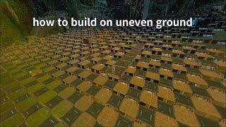 ark how to build on uneven ground