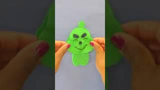 How to make a cute Grinch plush | DIY Crafts | Miss Jessica's World #shorts #holidaycraft #thegrinch